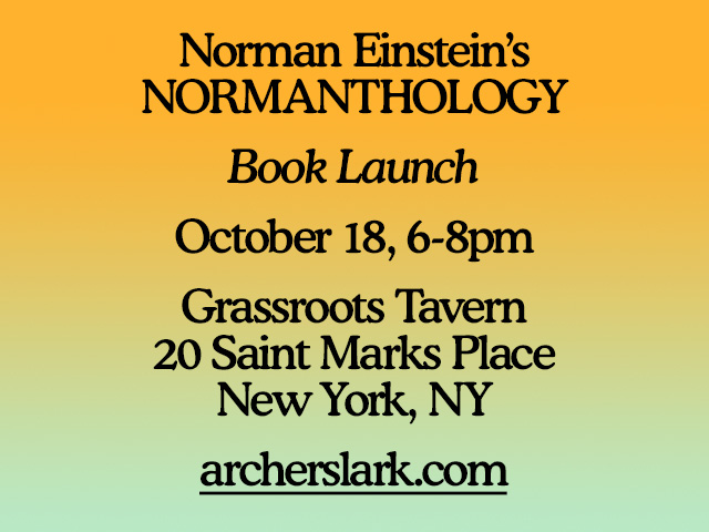 Normanthology Book Launch Flyer